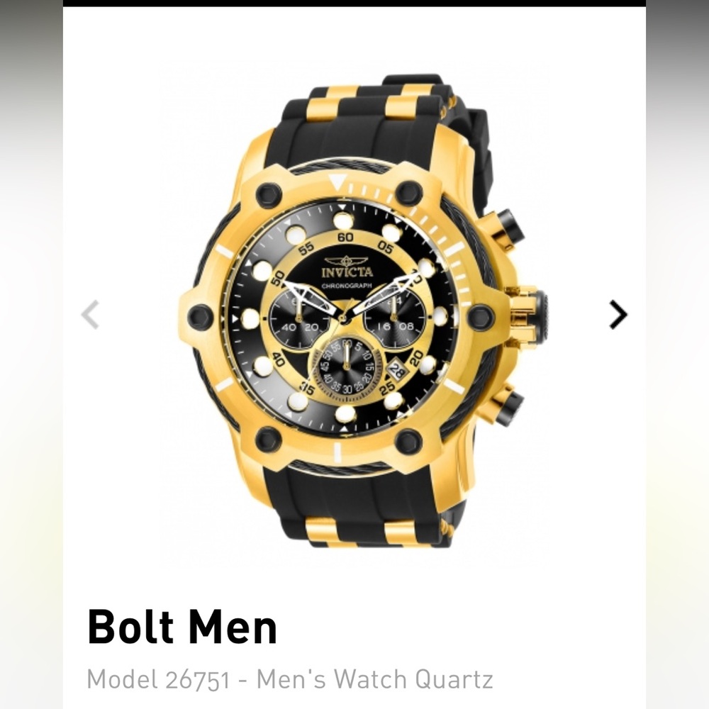 Invicta Collection Quartz Watch Bolt Men